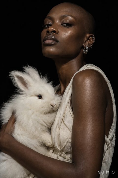 Dark Avant-Garde Fashion Photography sample generation 7