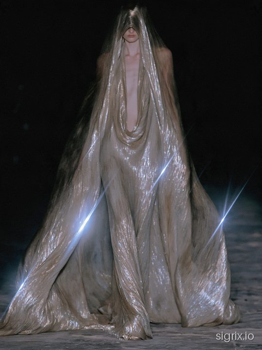 Ethereal Couture Runway Photography for Midjourney sample generation 8