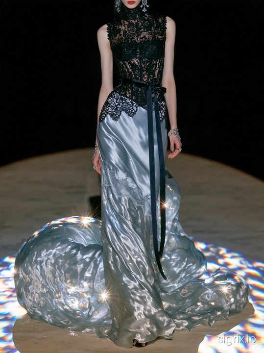 Ethereal Couture Runway Photography for Midjourney sample generation 2