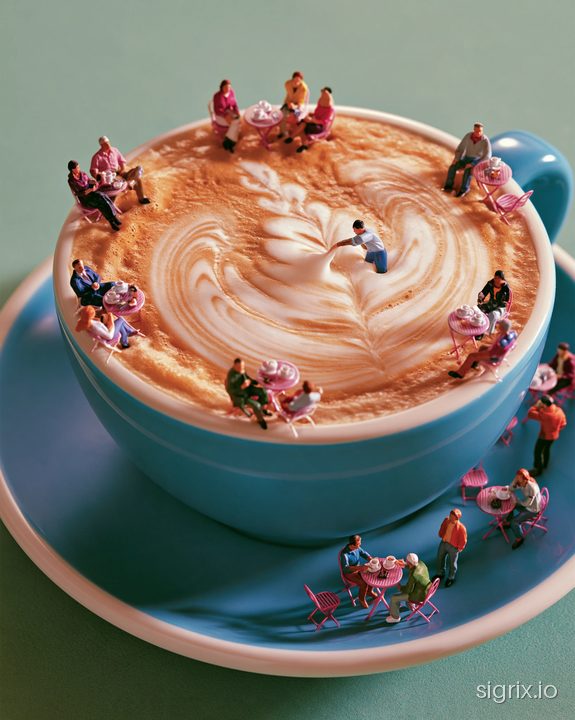 Miniature Food Worlds Photography sample generation 3