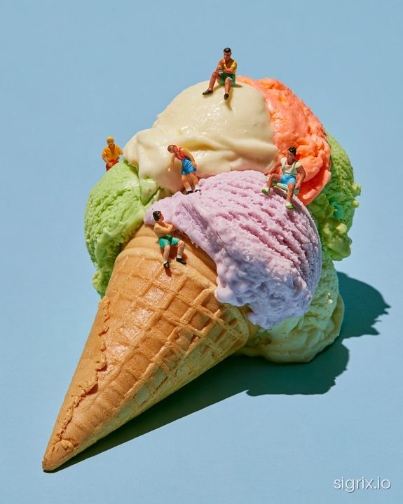 Miniature Food Worlds Photography sample generation 9