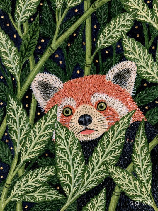 Woodland Animal Folk Art Illustrations for Midjourney sample generation 5