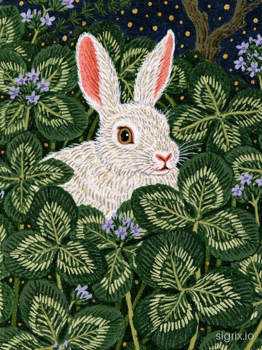 Woodland Animal Folk Art Illustrations for Midjourney sample generation 7