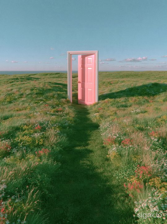 Surreal Pastel Landscape Photography sample generation 2