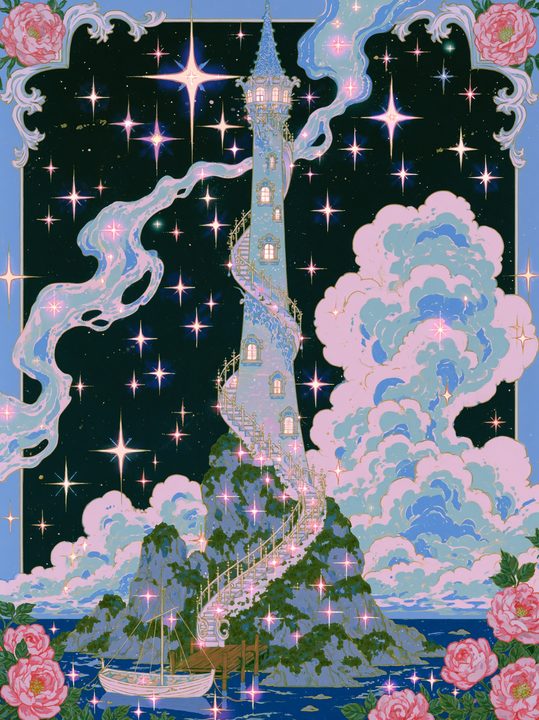 Whimsical Fairytale Storybook Illustrations sample generation 7