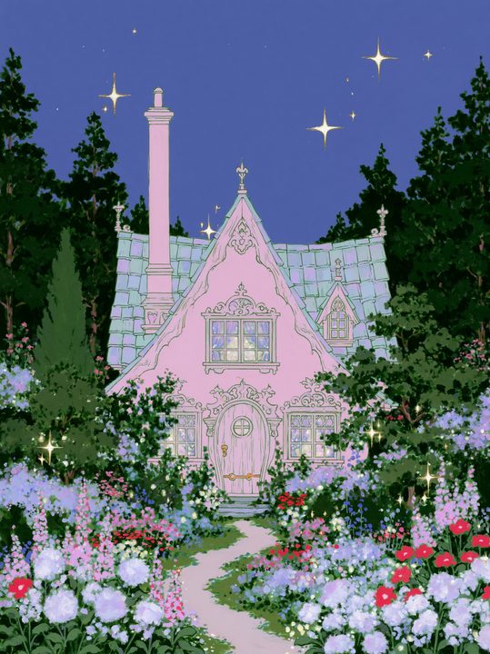 Whimsical Fairytale Storybook Illustrations sample generation 2